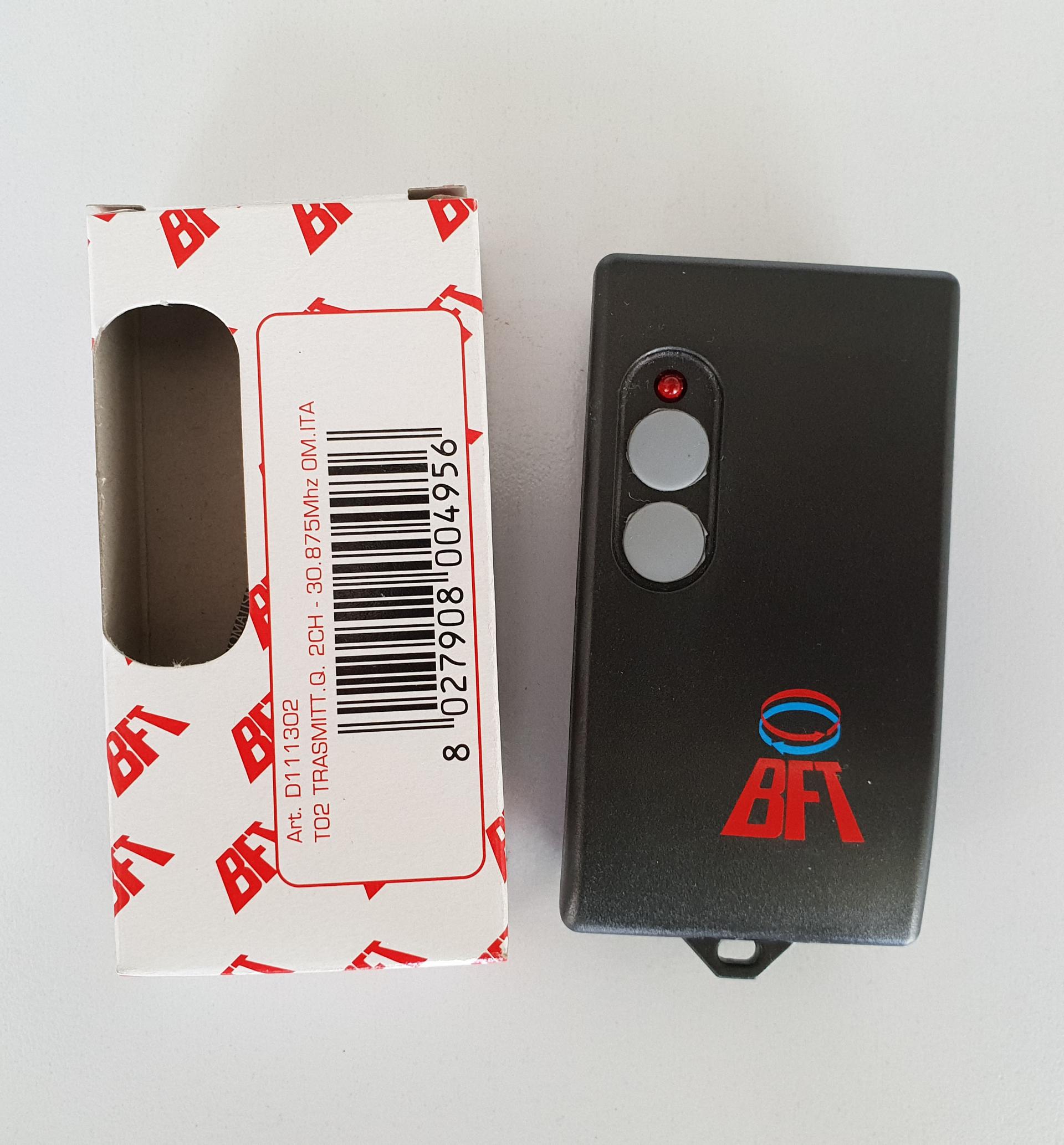 TELECOMANDO APRICANCELLO BFT TO2 no CLONE, prodotto ORIGINALE