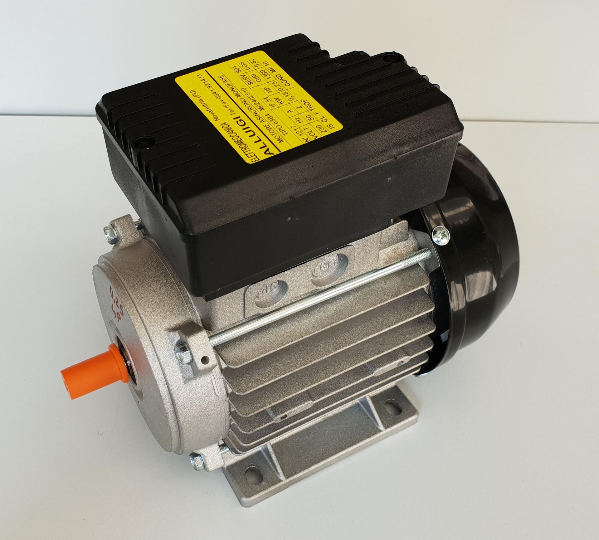 AUTOMAZIONE MOTORE ASINCRONO ELETRICO MONOFASE 0,25HP 4POLI