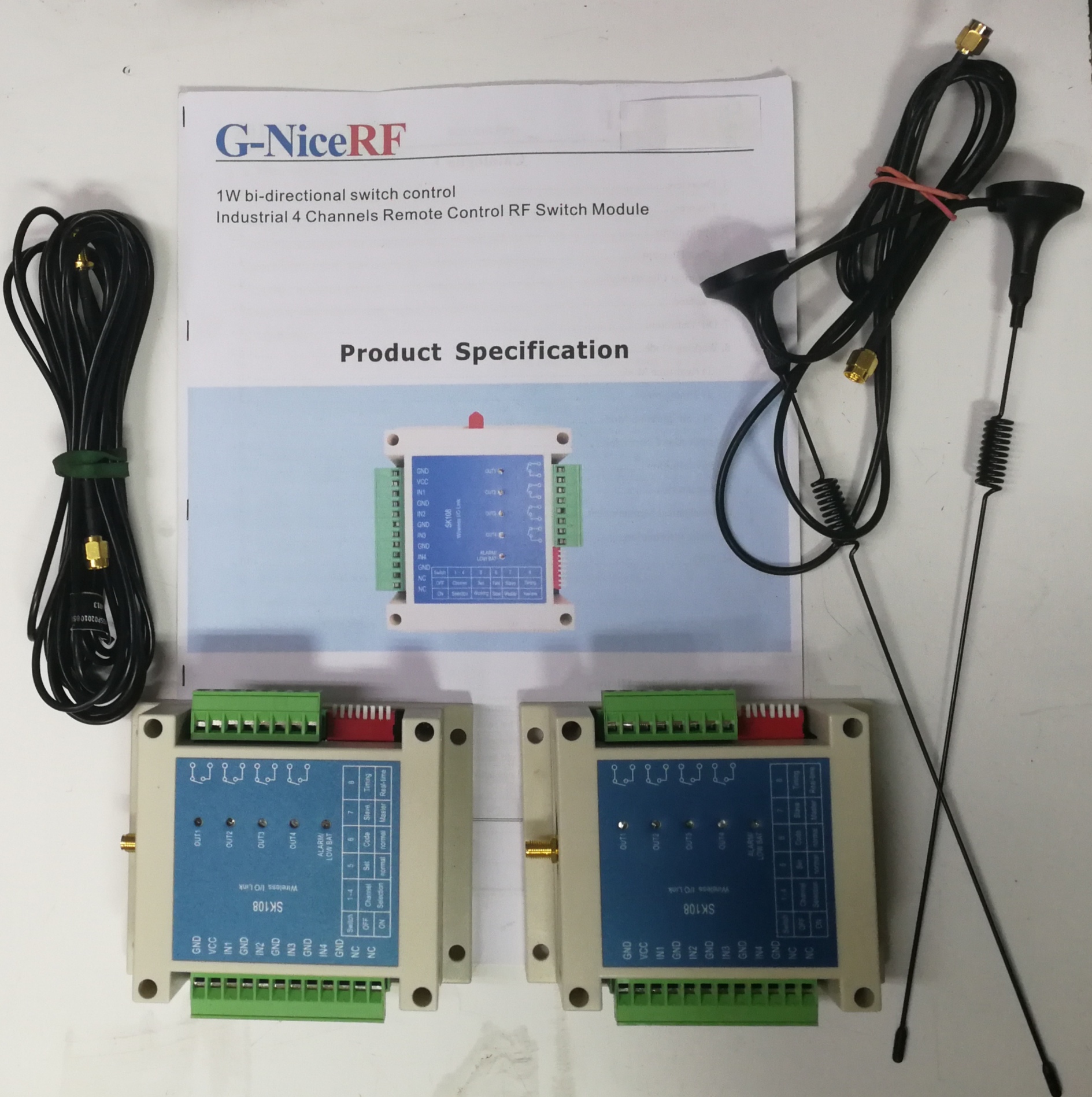Modulo di commutazione a 4 canali, WiFi, relé momentary inching, autobloccante, per garage, fai da te (9-30V). Ricevitore radio 4ch 868MHz. RICEVITORE RICEVENTE 4 CANALI CH PER APRI CANCELLI AUTOMATICI